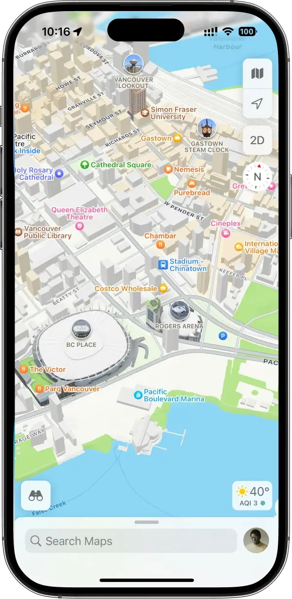 Maps API showcase